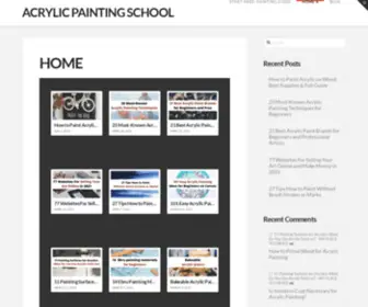 AcrylicPaintingschool.com(ACRYLIC PAINTING SCHOOL) Screenshot