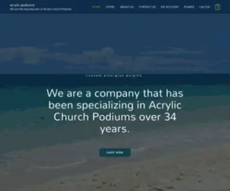 AcrylicPulpits.com(Just another WordPress site) Screenshot