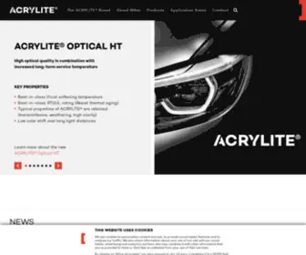 Acrylite-Polymers.com(ACRYLITE®) Screenshot