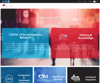 ACS-Aec.ca(Association for Canadian Studies) Screenshot
