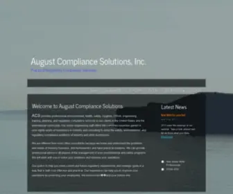 ACS-Saves.com(August Compliance Solutions) Screenshot