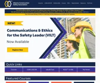 Acsa-Safety.org(Welcome) Screenshot