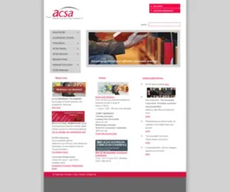 Acsa.edu.au(ACSA Australia) Screenshot