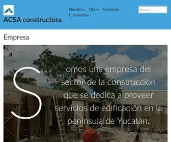 Acsaconstrucciones.com(Edificando tus proyectos) Screenshot