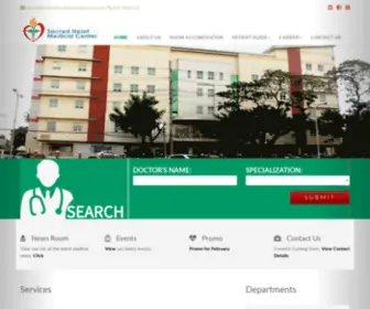 Acsacredheartmedicalcenter.com(Sacred Heart) Screenshot