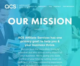 Acsaffiliateservices.com(ACS Affiliate Services) Screenshot