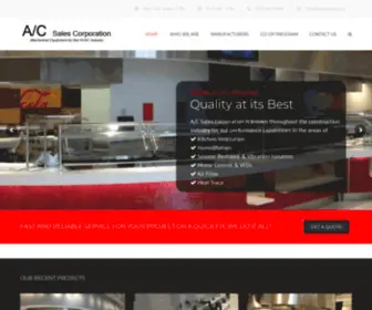 Acsalescorp.com(A/C Sales Corporation) Screenshot
