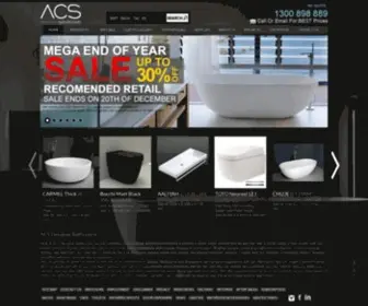Acsbathrooms.com.au(Bathroom Retail Showrooms & Accessories Sydney) Screenshot