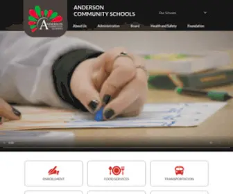 ACSC.net(Anderson Community Schools serves Pre) Screenshot