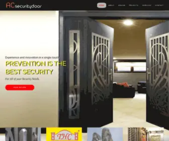 Acsecuritydoor.com(AC Security Door) Screenshot