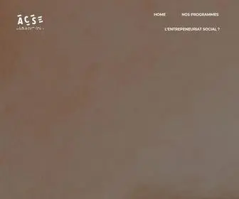 Acsedz.com(The Algerian Center for Social Entrepreneurship) Screenshot