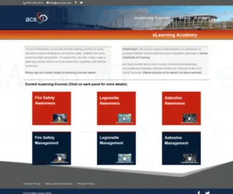 Acselearning.com(ELearning Courses) Screenshot