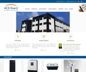 Acsenerji.com(ACS Enerji) Screenshot