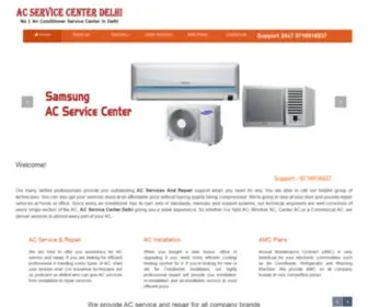 Acservicecenterdelhi.com(Ac Service Center Delhi) Screenshot