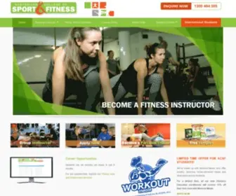ACSF.com.au(Fitness Courses Australia) Screenshot