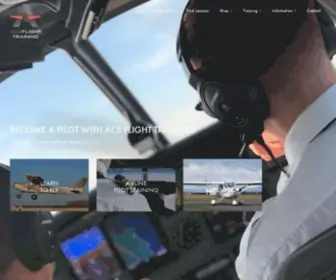 Acsflighttraining.co.uk(ACS Flight Training) Screenshot
