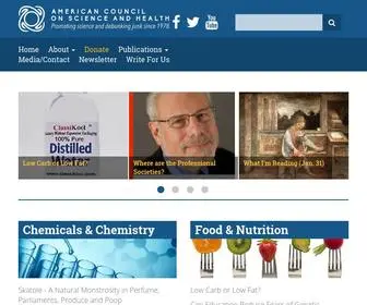ACSH.org(American Council on Science and Health) Screenshot