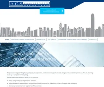 ACSHK.com(Set up a Hong Kong Company) Screenshot