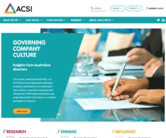 Acsi.org.au(Acsi) Screenshot