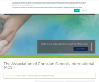 Acsi.org(The association of christian schools international (acsi)) Screenshot