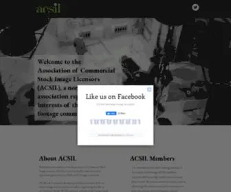 Acsil.org(Home) Screenshot