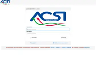 Acsionline.org(Associazione Centri Sportivi Italiani) Screenshot