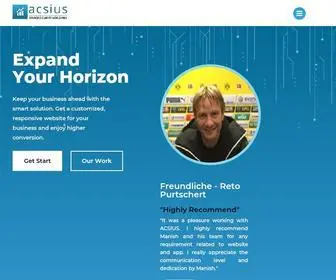 Acsius.com(Best Website Design Services India) Screenshot