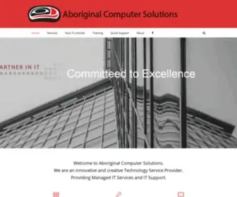 ACSL.ca(Aboriginal Computer Solutions) Screenshot