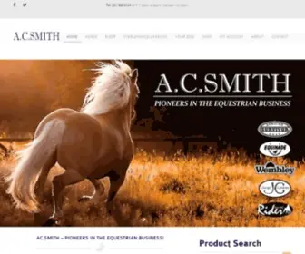 Acsmith.co.za(Pioneers in the Equestrian Business) Screenshot