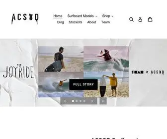 Acsodsurfboards.com(ACSOD Surfboards) Screenshot
