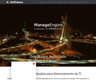 Acsoftware.com.br(Configuração de rede) Screenshot