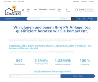 Acsolarinstall.de(ACSOLAR Install e.K) Screenshot