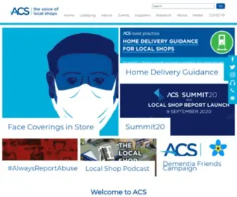 ACS.org.uk(The Association of Convenience Stores) Screenshot