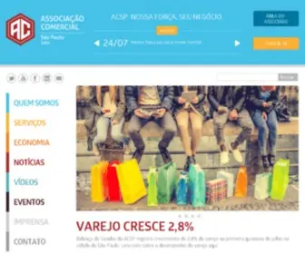 ACSP.com.br(Associação Comercial de São Paulo) Screenshot