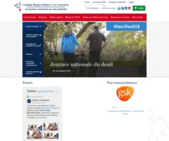 ACSP.net(Association canadienne de soins palliatifs) Screenshot