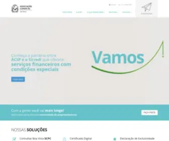 ACSP.org.br(Associação Comercial de São Paulo) Screenshot