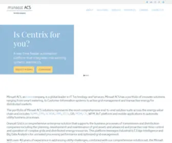 Acspower.com(Minsait ACS) Screenshot