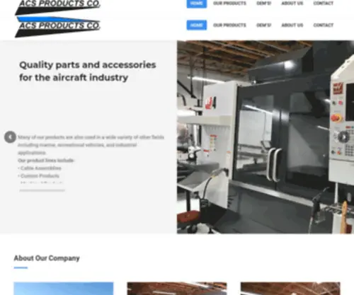 Acsproducts.co(Your Aviation Specialists Company) Screenshot