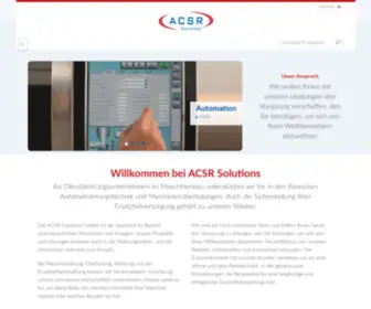 ACSR-Solutions.com(Willkommen bei ACSR Solutions) Screenshot