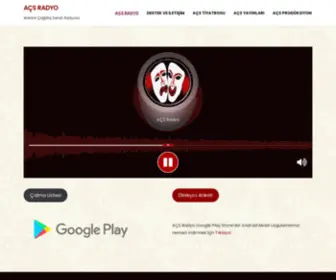 Acsradyo.com(AÇS Radyo) Screenshot