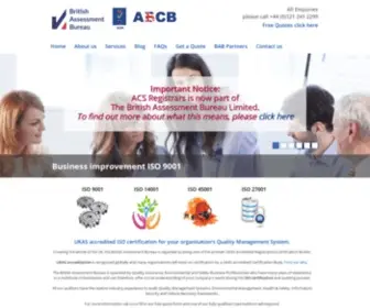 Acsregistrars.com(ACS Registrars) Screenshot