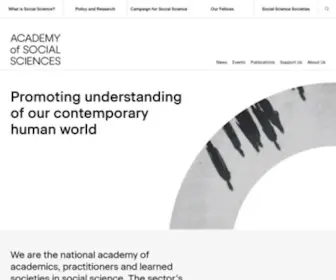 ACSS.org.uk(Academy of Social Sciences) Screenshot