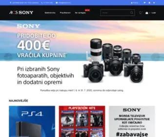 Acssony.si(Sony specialist) Screenshot