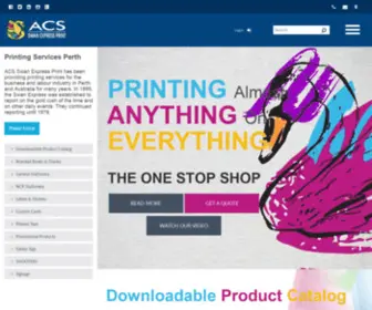 Acsswan.com.au(Printing Services in Perth WA) Screenshot
