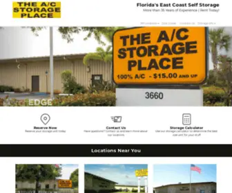 Acstorageplace.com(Self Storage in Florida) Screenshot