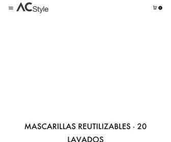 Acstyle.es(Mascarillas Reutilizables · Gran protección) Screenshot