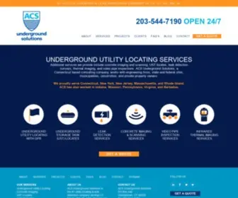 Acsunderground.com(ACS Underground Solutions) Screenshot