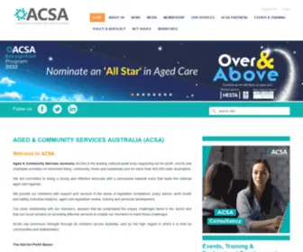 Acswa.org.au(ACSA) Screenshot