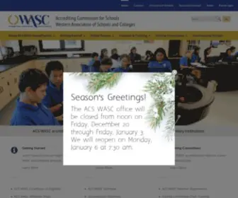 Acswasc.org(The Official Website of the Accrediting Commission for Schools (ACS)) Screenshot