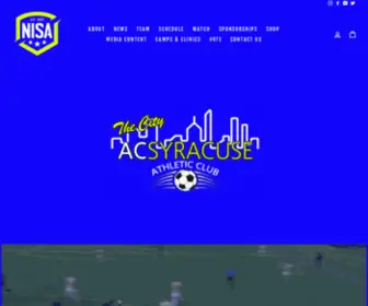 Acsyracuse.com(ACSyracuse Professional Soccer Club) Screenshot